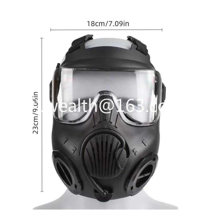 Outdoor sports cycling breathable full mask with protective mask