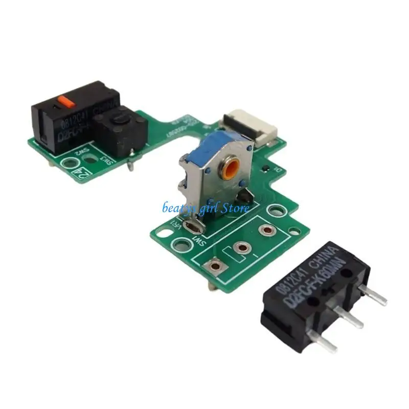 

C7AB Hot Swap MicroSwitch Button Board with TTCs Encoders for GPRO2 LIGHTSPEEDs Mouse WeldingFree Motherboards
