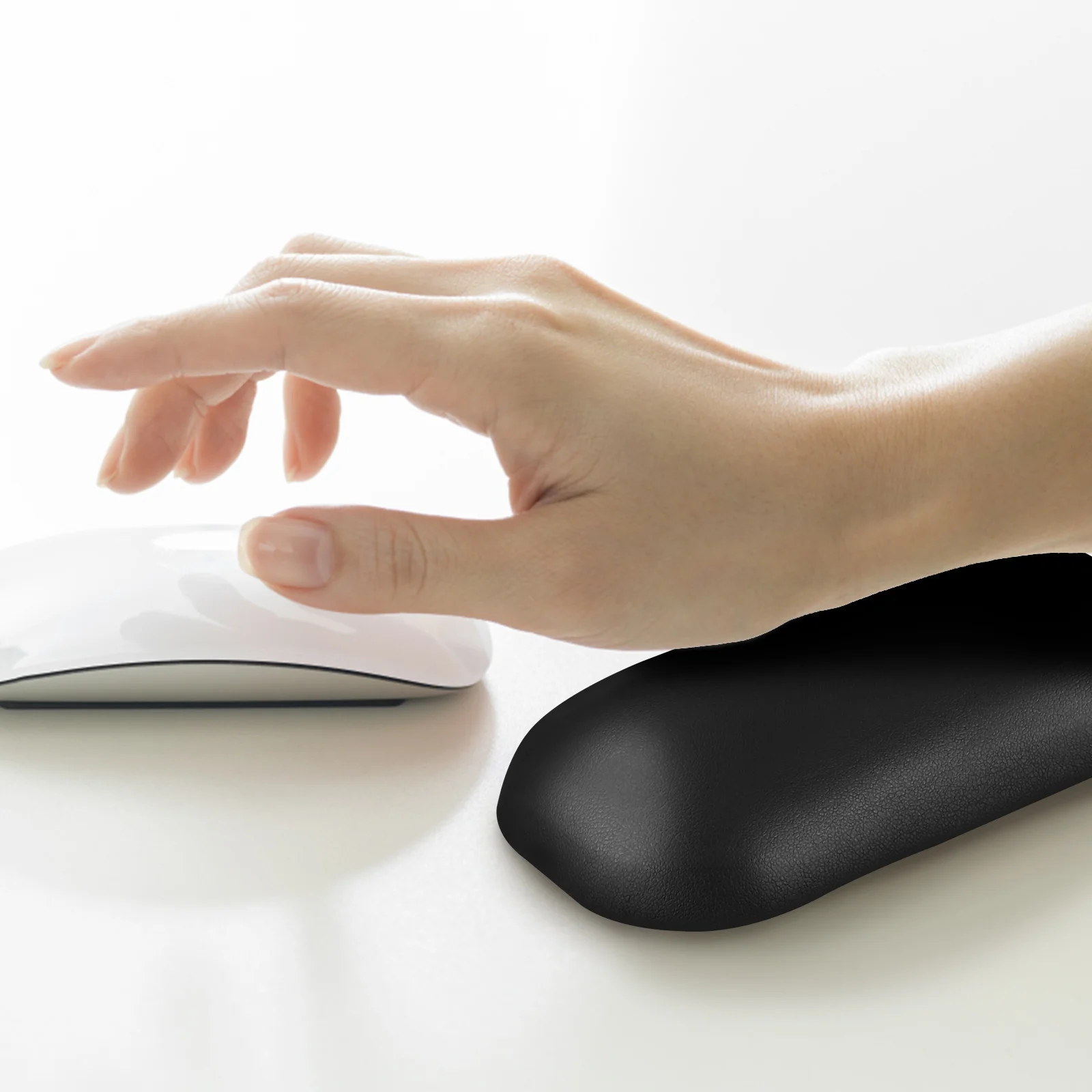 

2Pcs Ergonomic Mouse Wrist Rest Silicone Comfortable Support Pillow for Computer Laptop Office Gaming Mouse Wrist Rest