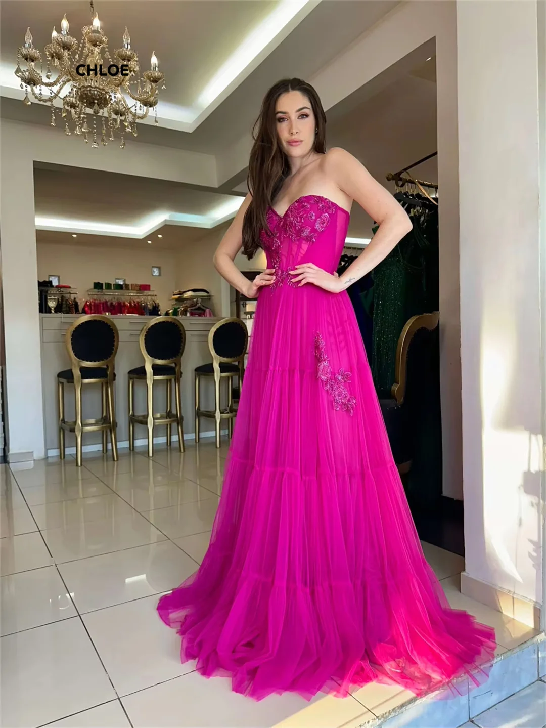 Line A Evening Dresses Woman Elegant Women's Dresses for Wedding Party Dresses Luxury 2025 Custom Made Off-shoulder Sleeveless