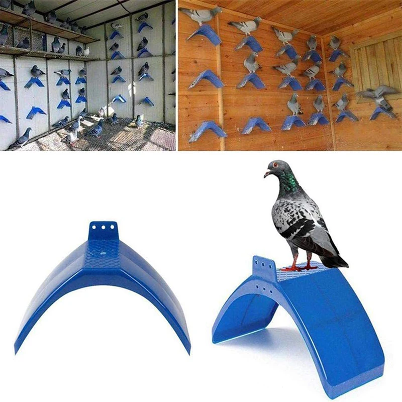 1PC Fashion Plastic Pigeon Perch Dove Blue Rest Stand Frame Parrots Dwelling Pigeon Perches Roost For Bird Supplies