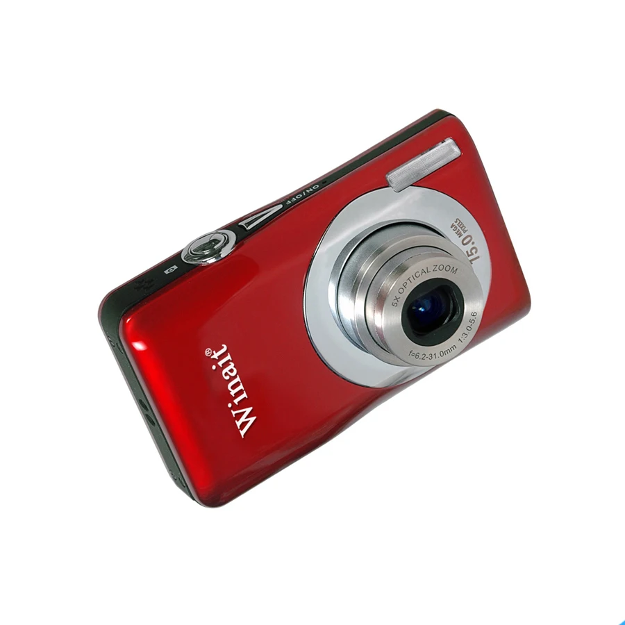 Winait 5X Optical Zoom Home Use Digital Still Compact Video Camera with 2.7\'\' TFT Color Display