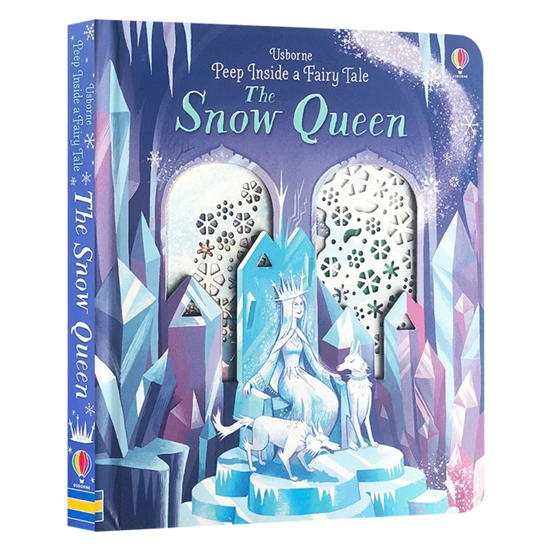 Peep Inside A Fairy Tale The Snow Queen, Children's books aged 3 4 5 6, English picture books, 9781474942980