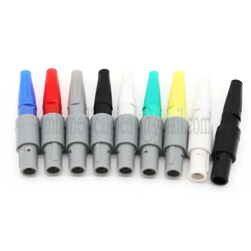 1Set 5Set PAG PKG 1P 2 3 4 5 6 7 8 9 10 14Pin Medical Plastic Push-pull Self-locking Connector with Bend Relief Plug And Socket