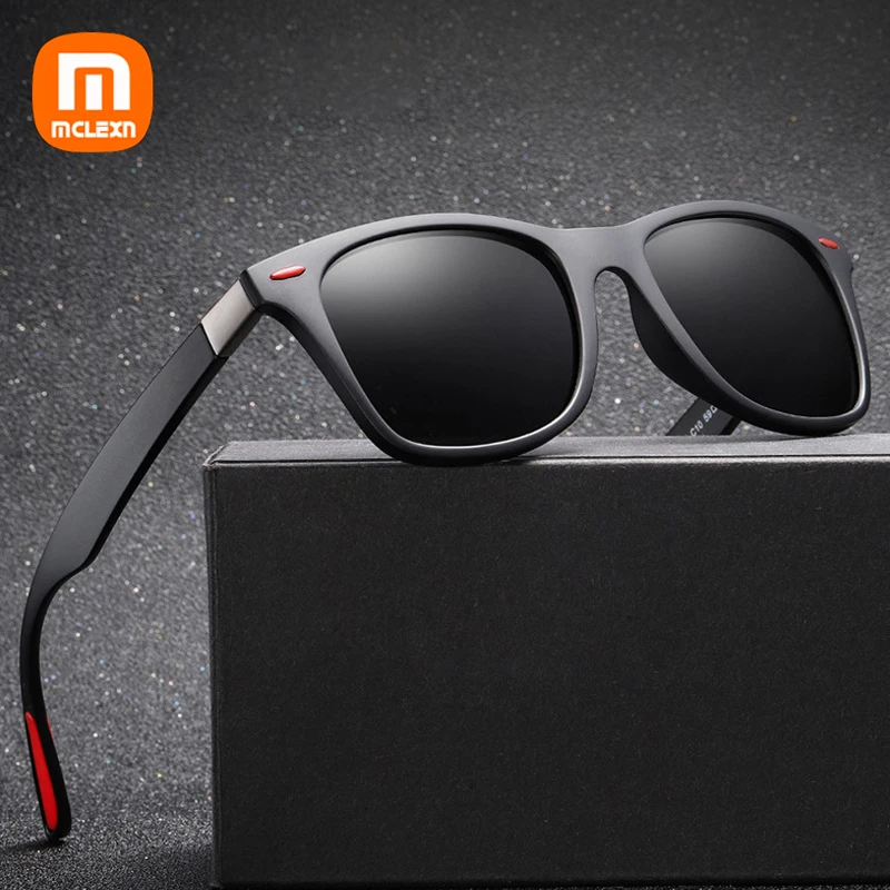 

M plus NEW Sunglasses Men Polarized UV400 Square Goggles Male Sun Glasses Women Female Vintage Driving Eyewear