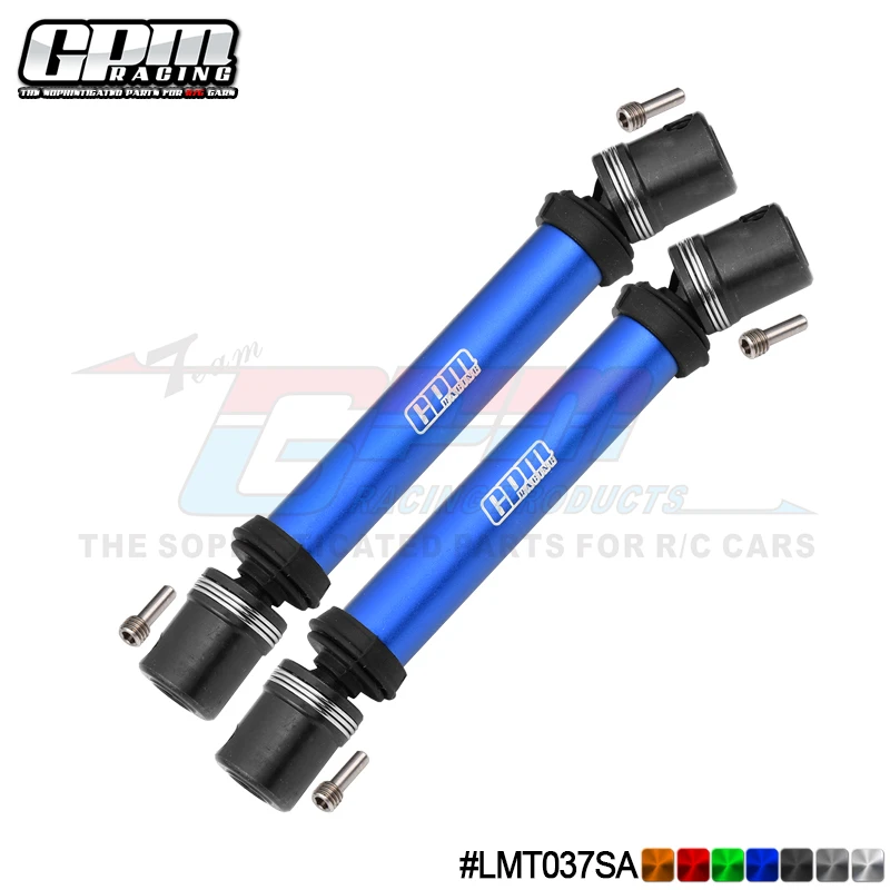 GPM Steel+Aluminium Front+Rear Universal Cvd Drive Shaft  For LOSI 1/8 LMT