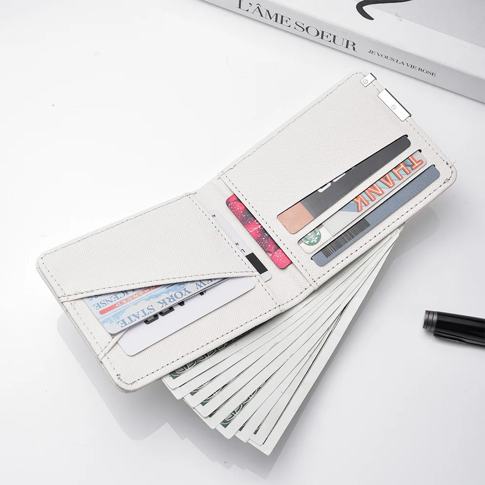 Fashionable High-Quality Men's Wallet Black Dragon Pattern Compact Lightweight Durable Men's Purse