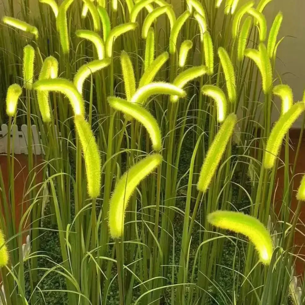 

LED Solar Dog Tail Grass Lamp Outdoor Waterproof Lawn Light Yard Garden Decoration Path Lighting Decor Solar Power Light