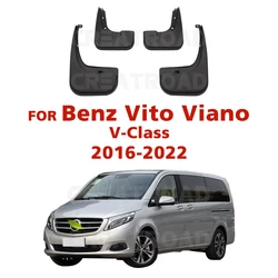 For Mercedes Benz Vito Viano V Class 2016 2017 2018 2019 -2022 W639  W447  Fender Mudflaps Splash Guards  Mudguards Mud Flaps