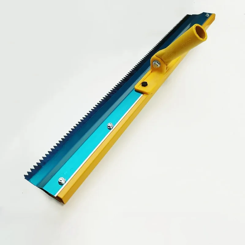 56cm Standing Push Blade, Cement Self-Leveling Scraper, Rpoxy Floor, Bottom Plate, Trowel Tool, Toothed Rake 1mm/2mm/3mm/5mm/8mm