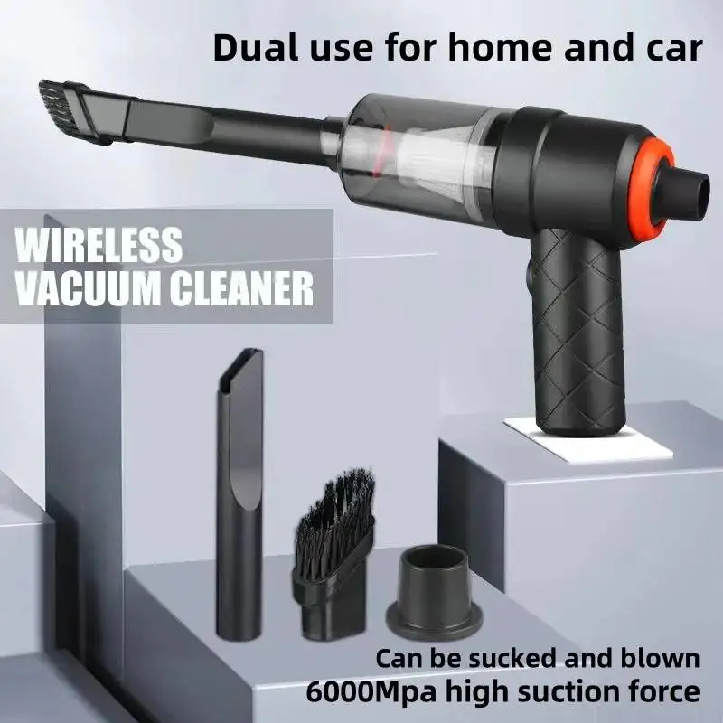 Car Vacuum Cleaner Portable wireless 6000PA High-Power Strong Suction Handheld Vacuum Cleaner Home Dry And Wet Vacuum Cleaner