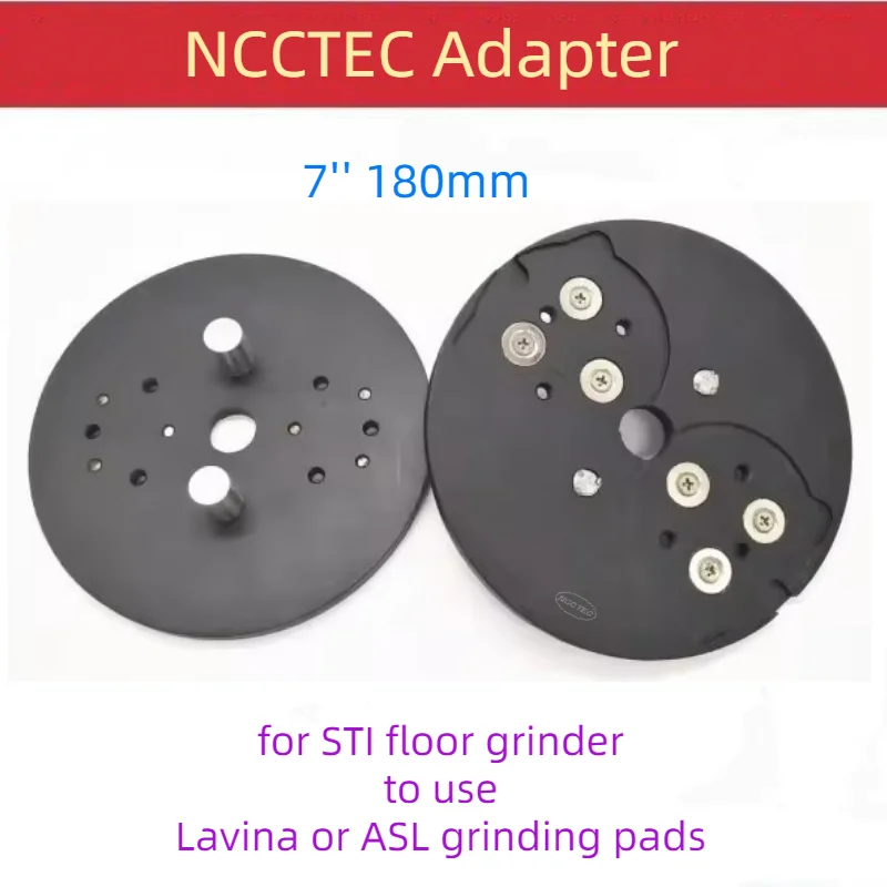 

9pcs Quick Change Adapter STI 2 Pins Floor Grinder Convert to ASL Lavina Thread Diamond Grinding Polishing Pad Block Disc Tool