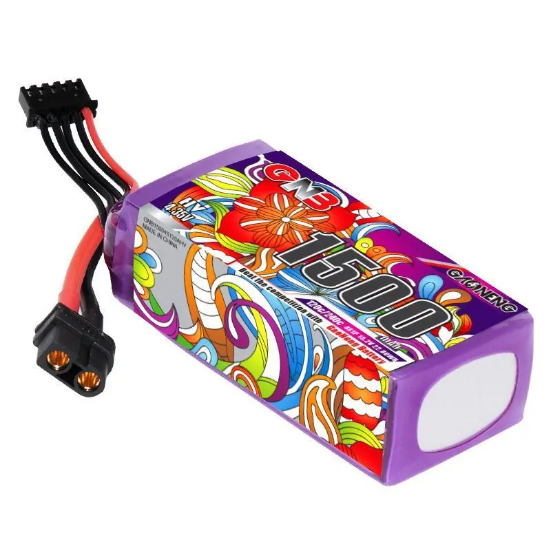 GNB 15.2v 1500mAh 120c/240c akumulator do helikoptera RC Quadcopter FPV Racing Drone części zamienne HV 4s akumulator Lipo