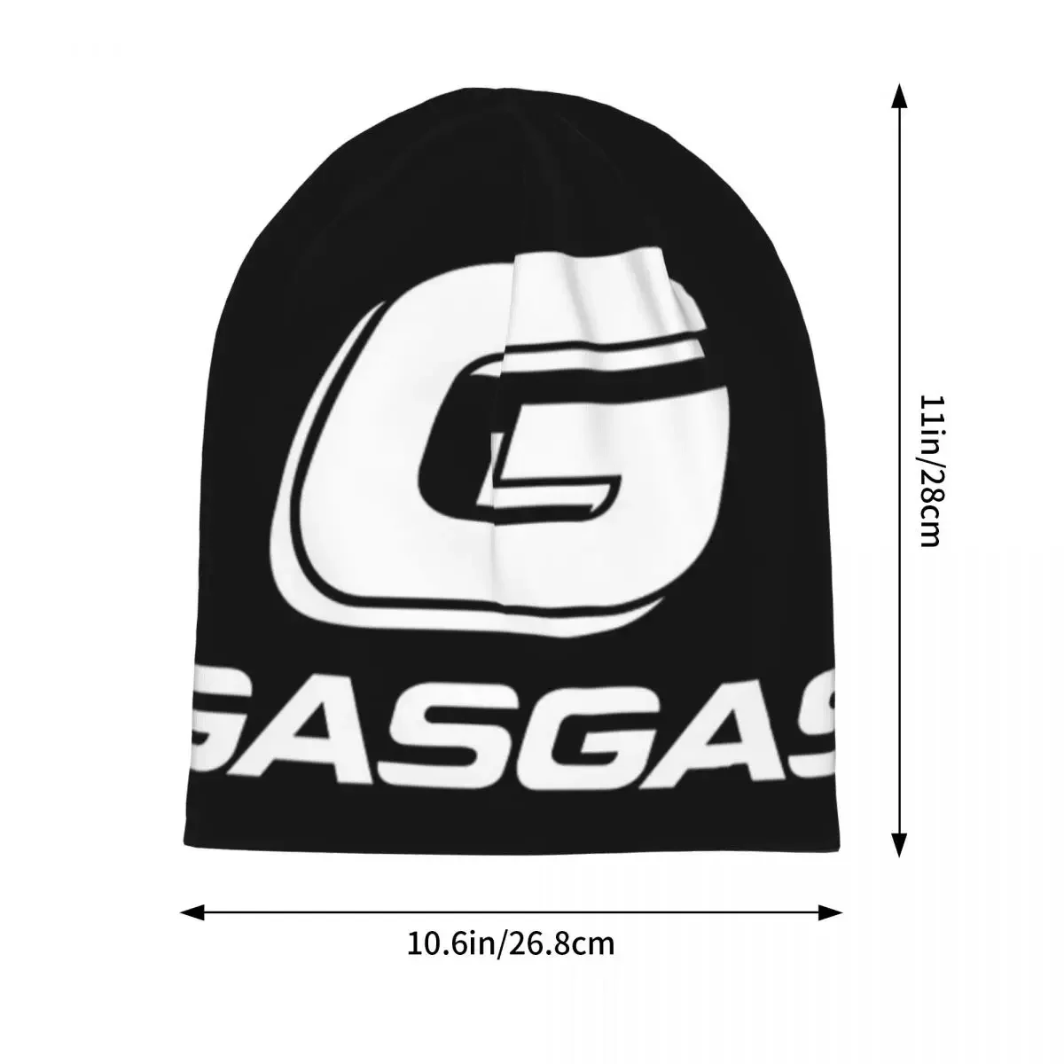 Gasgas Plaid Logo Warm Knitted Cap Hip Hop Bonnet Hat Autumn Winter Outdoor Beanies Hats for Unisex Adult