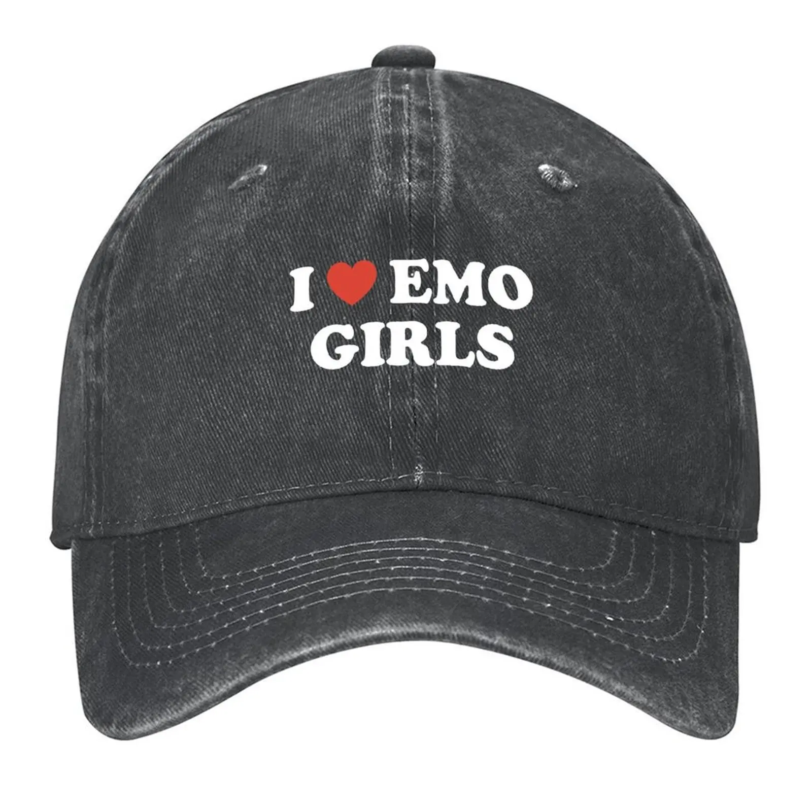

I Love Emo Girls Baseball Cap designer cap Luxury Cap Beach Outing hard hat Mens Hats Women's