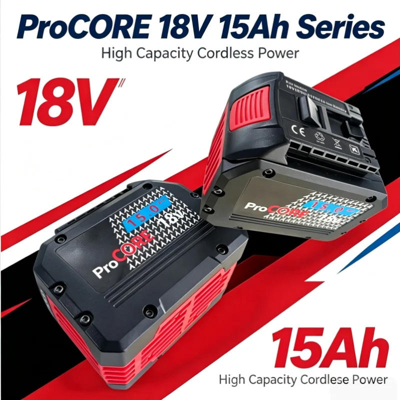 Procore Vervangende Lithium Batterij 18V 15Ah, Draadloze Gereedschap Batterij Past BAT618 GBA21700