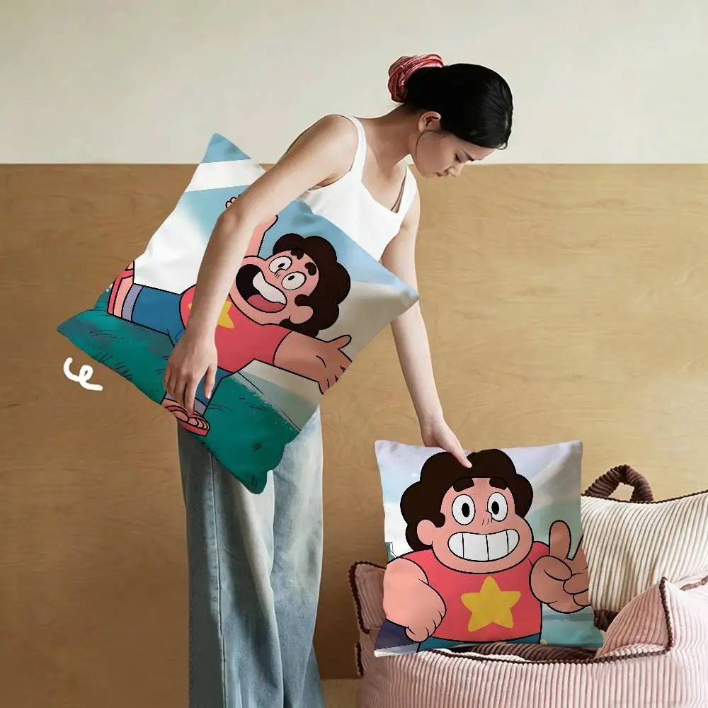 Steven Universe Anime Pillow Gift Home Office Decoration Bedroom Sofa Car Cushion Cover case 45x45