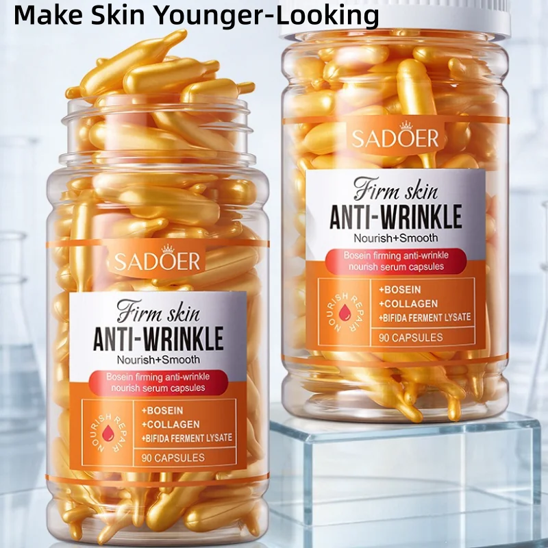 90Capsules/1Pcs Bosein Essence Capsule Moisturizing And Nourishing, Make Skin Younger-Looking, Refreshing And Non Greasy