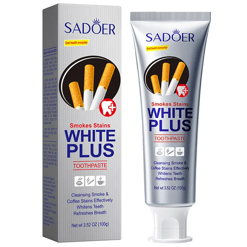 SADOER فاكهة الليمون والنعناع تفتيح البقع البيضاء والبقع نفسًا منعشًا يحسن العناية بالأسنان الصفراء #6