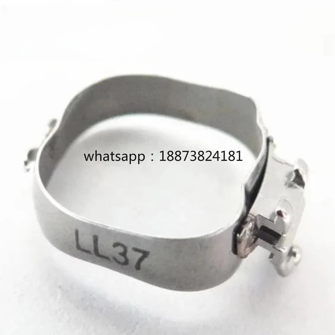 Series Sandblsted Orthodontic Matrix Bands With Double Roth Conv Buccal Tube fast shipping