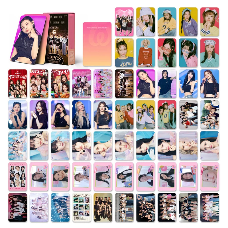 Tarjeta de coleccionista de KPOP para niñas, nuevo álbum de 92 piezas, te he comprado LOMO, baile de nuevo con YOU-th, postal, tarjeta fotográfica