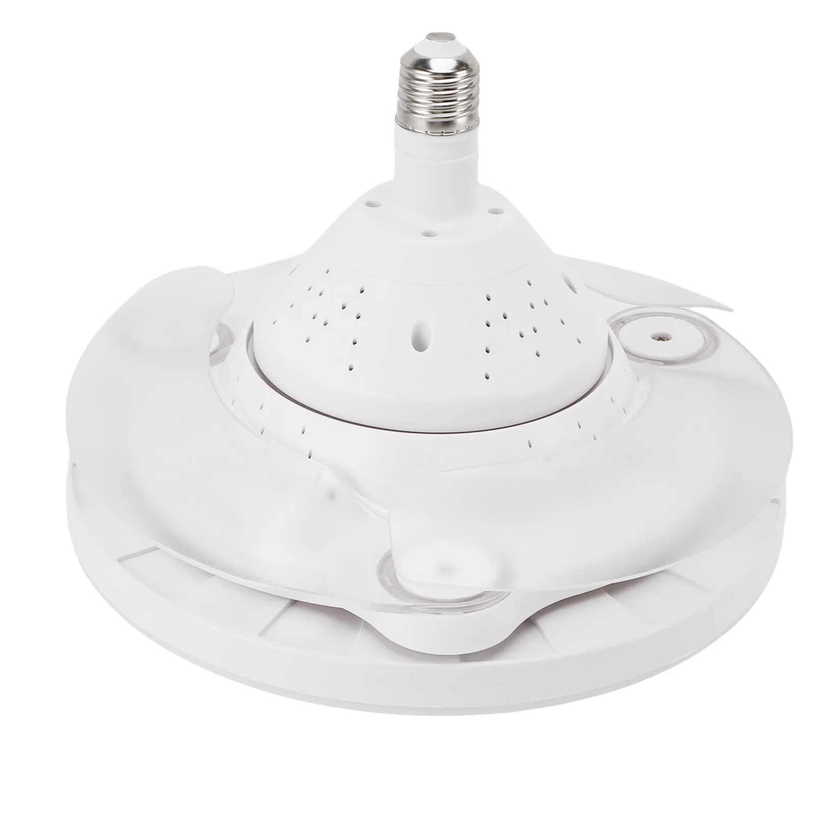 

Remote Control Ceiling Fan Light E27 E26 Screw in Quiet Dimmable 3 Speed Adjustable Foldable Blades Fan Light for Kitchen