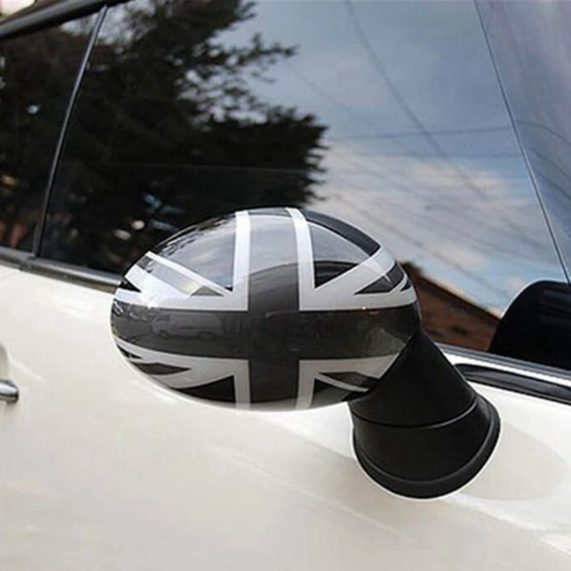 Side Mirror Covers Caps For Mini Cooper R55-R61 (Side Wing Mirror Cap With Auto Power Folding) Door Rear View Mirror