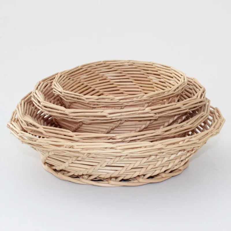 Willow Basket Water Fruit Basket Mantou Basket Wicker Fire Willow