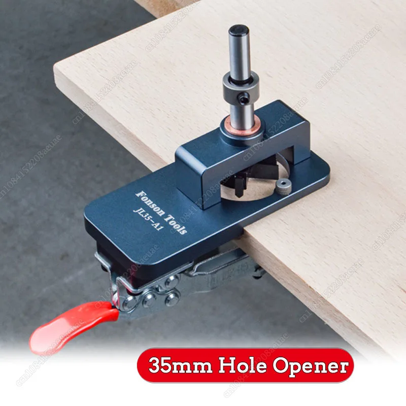 35mm Concealed Hinge Drilling Jig Guide Hinge Hole Drilling Guide Carpenter Woodworking Tool Hole Opener Locator Door Cabinet