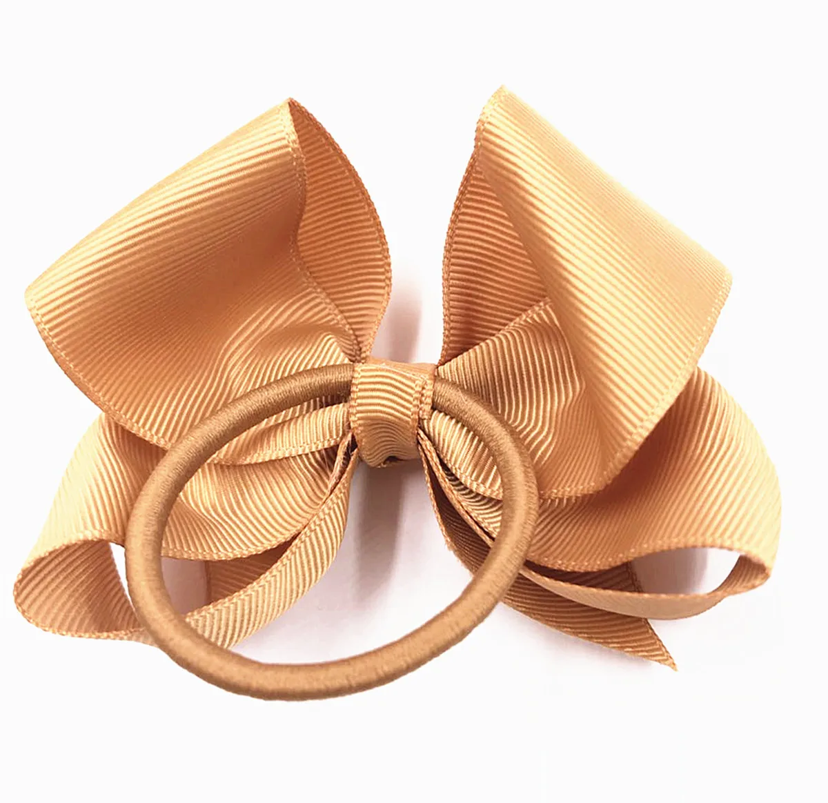 4.0 Inch 20Pcs/Lot KnotBow Girl Hairbands Elastic Headbands For Girls Large Ribbon Bows Ponytail Holder Party Accessories