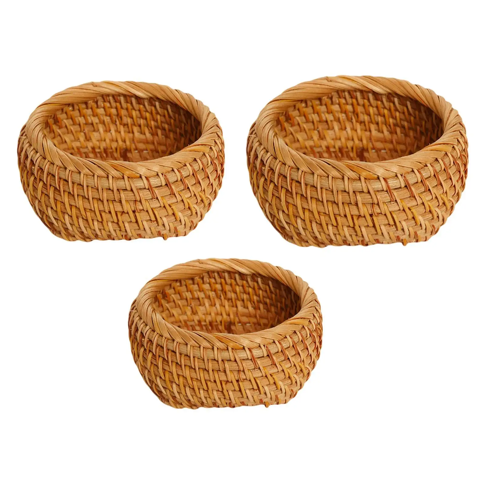 

Корзина с фруктами ручной работы, органайзер, демонстрация закусок, печенья, корзина для еды в деревенском стиле