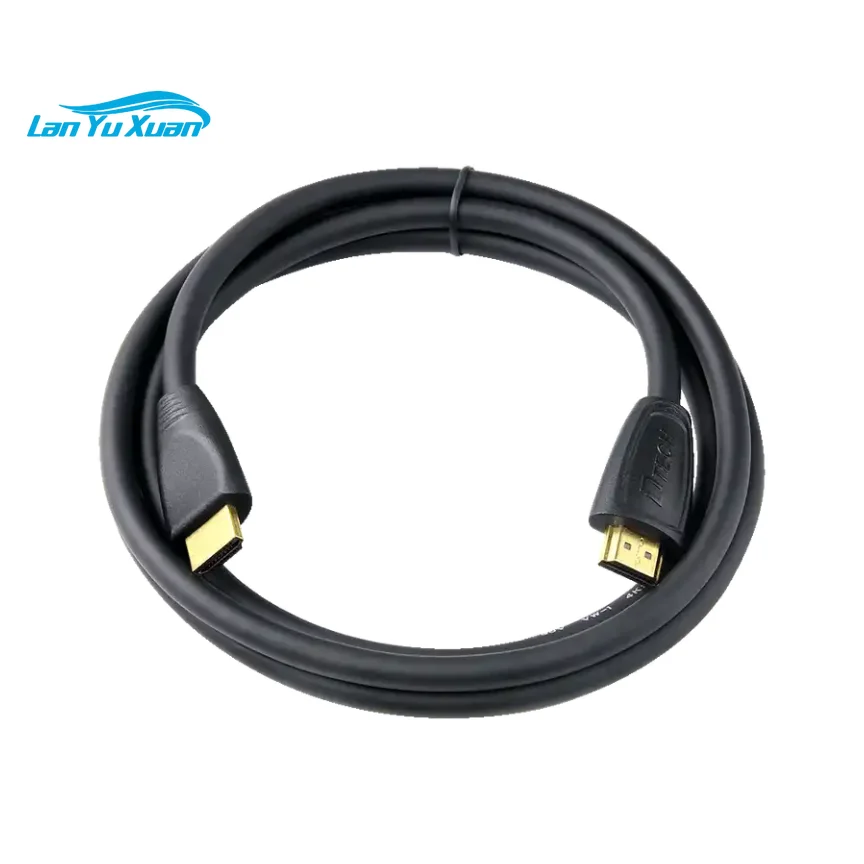 DTECH 3 Layers Shielding Pure Copper Core 4K 3D Gold Plated Video HDMI Cable HDTV 1M