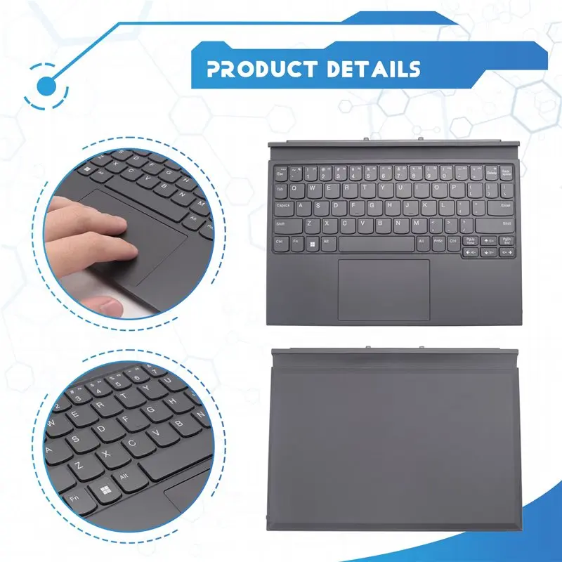 Stylish-For Ideapad Duet 3 10IGL5 82AT 82HK Replacement Laptop Keyboard 5D20Z70306 10.3Inch US Keyboard