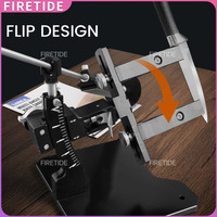 Professional Aluminium Fixed Angle Sharpening Frame Grinder Sharpening Tool 360° Flip High Precise Knife Sharpener