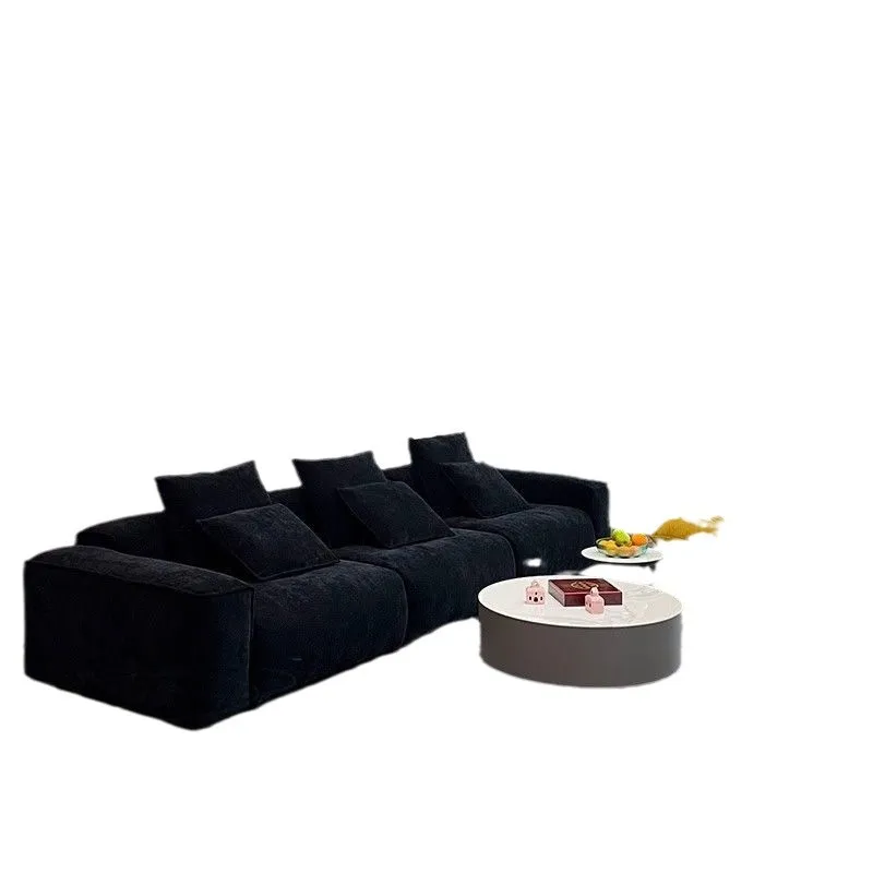 

tofu cubes straight row, chenille sofa small apartment, living room, new model