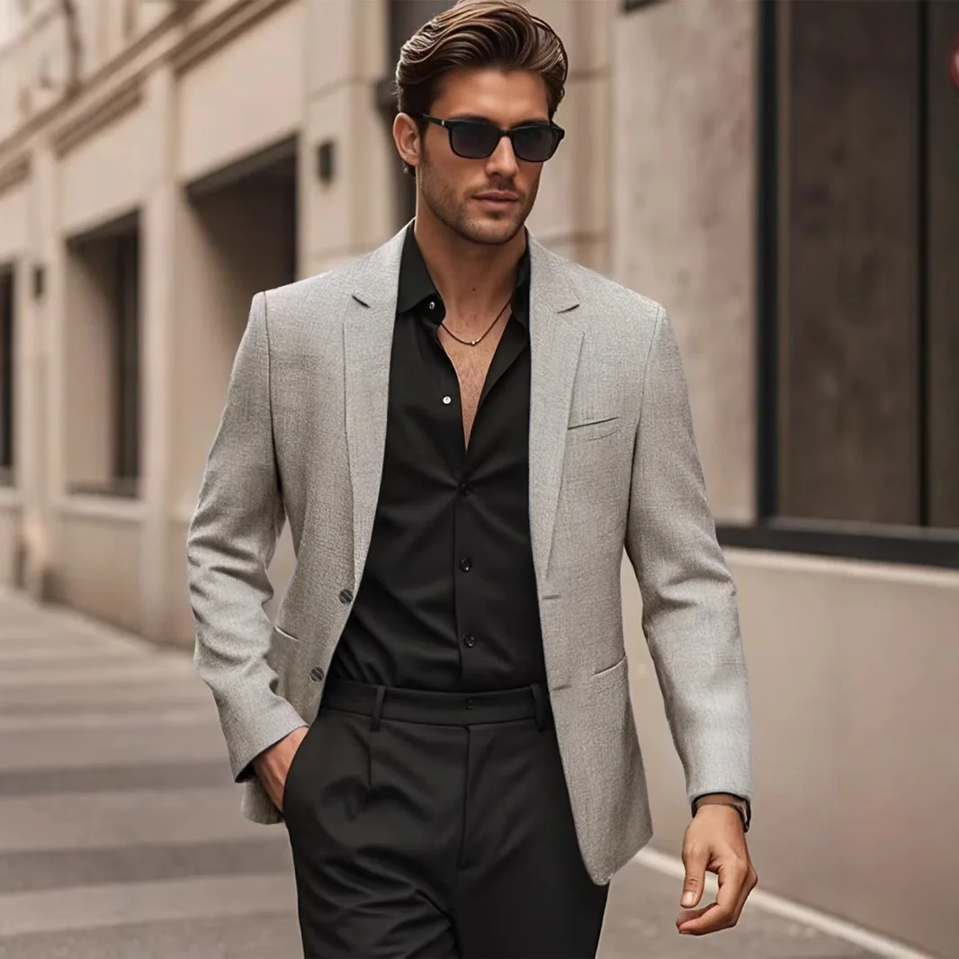 New Trend Design Sense Fashion Casual Versatile Non-ironing Lapel Spring And Autumn New Suit Jacket
