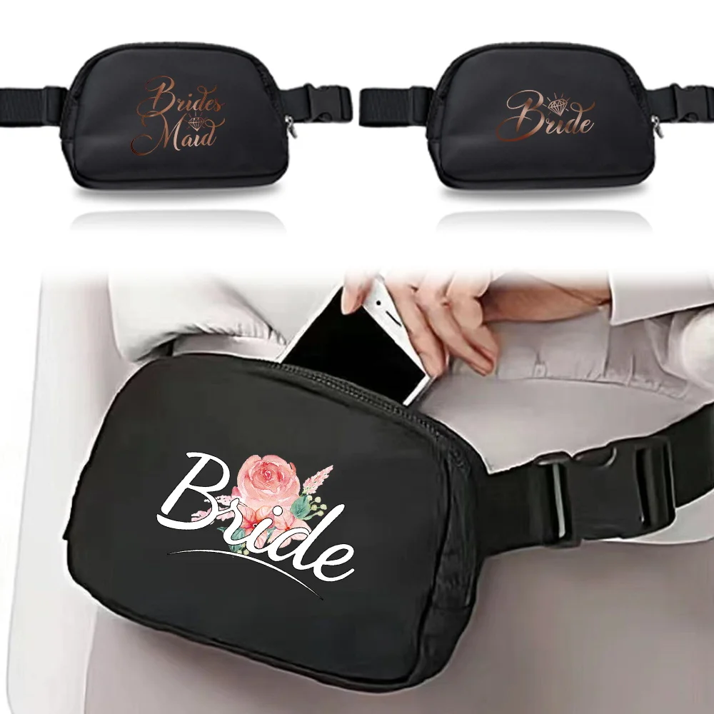 

Waist Bag Nylon Fanny Packs for Women Casual Chest Bag Bride Series Female Sport Organizer Waist Pack Waterproof Phone Bags