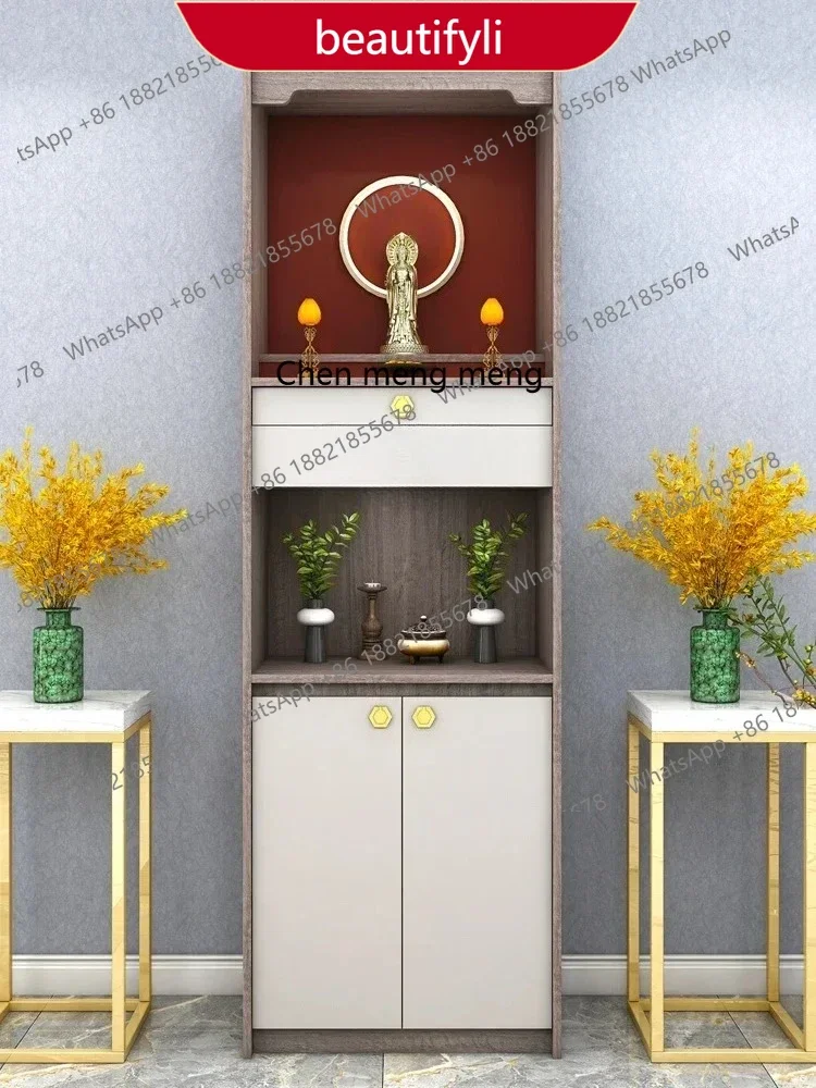 

Шкаф-алтарь A50 для одежды и буддийских ритуалов, современный, с дверцами, для дома, в стиле Гуаньинь, легкий люкс