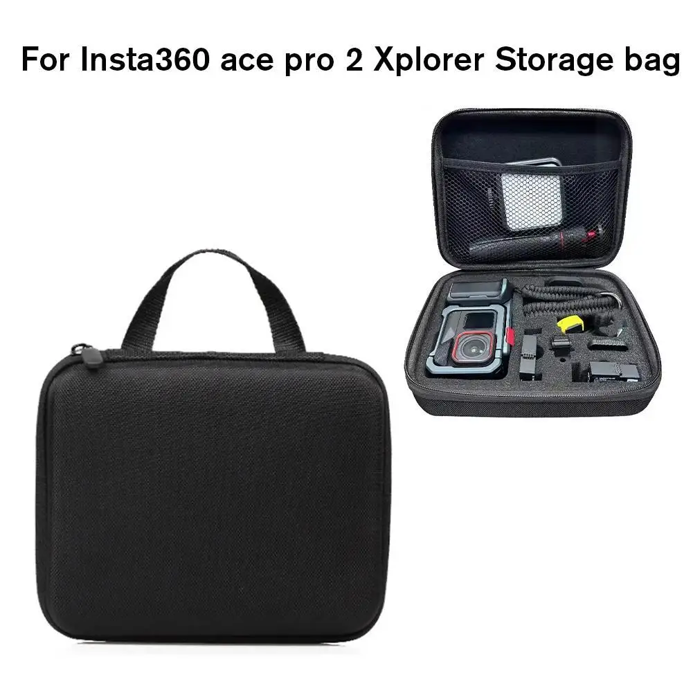 Portable Camera Case Waterproof Hard Shell Protective Travel Carrying Bag For Insta360 Ace Pro 2 Shockproof Protective Case L7K6
