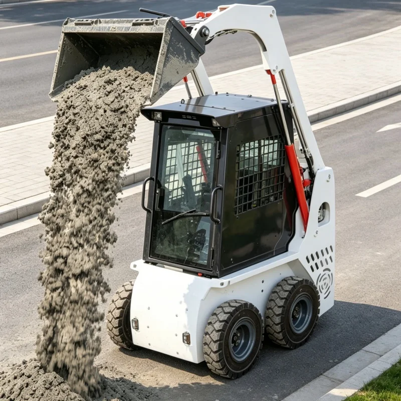 Customized New Skid Steer Loader, High-quality Skid Steer Equipment, Construction Handling Loader