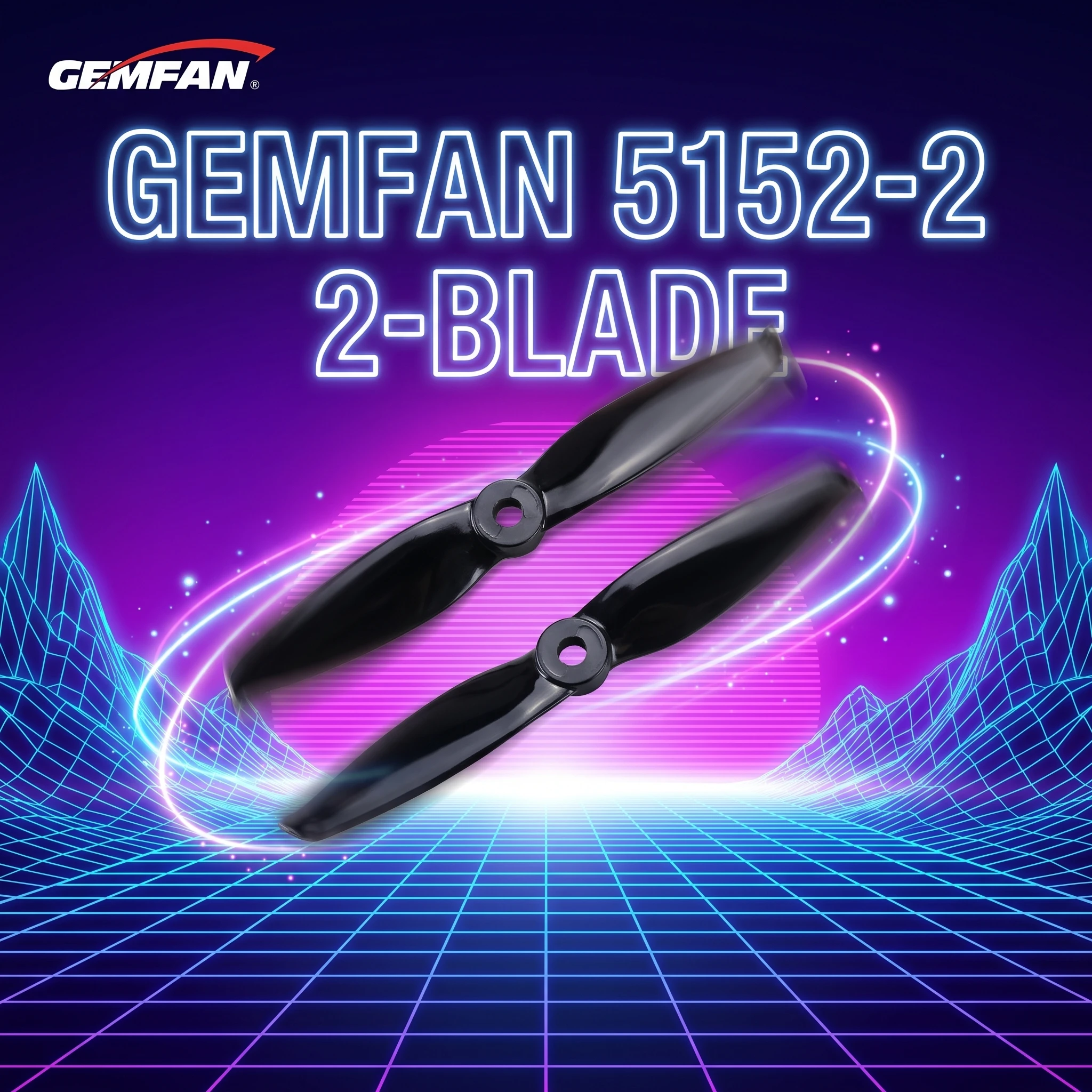 4 Farben Gemfan 5152 5.1x5.2 FPV PC 2 Propeller Propellerblatt CW CCW für 2205-2306 Motor für RC Drohnen Quadcopter Rahmen