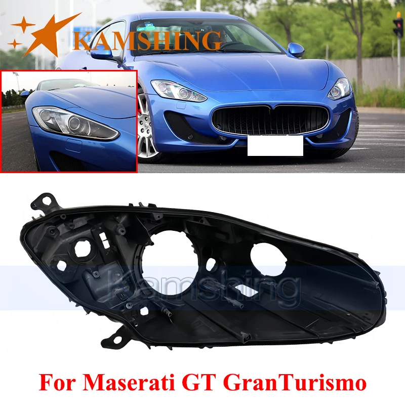 CAPQX Front Headlight Base Cover For Maserati GT GranTurismo Head Light Back Lid Head Lamp Back House Headlamp Rear Shell