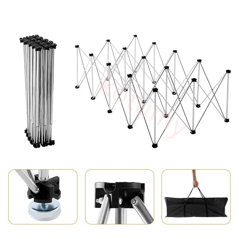 Stainless Steel Foldable Spider Leg Workbench  Portable Work Sawhorse Support Quick Telescopic Workbench