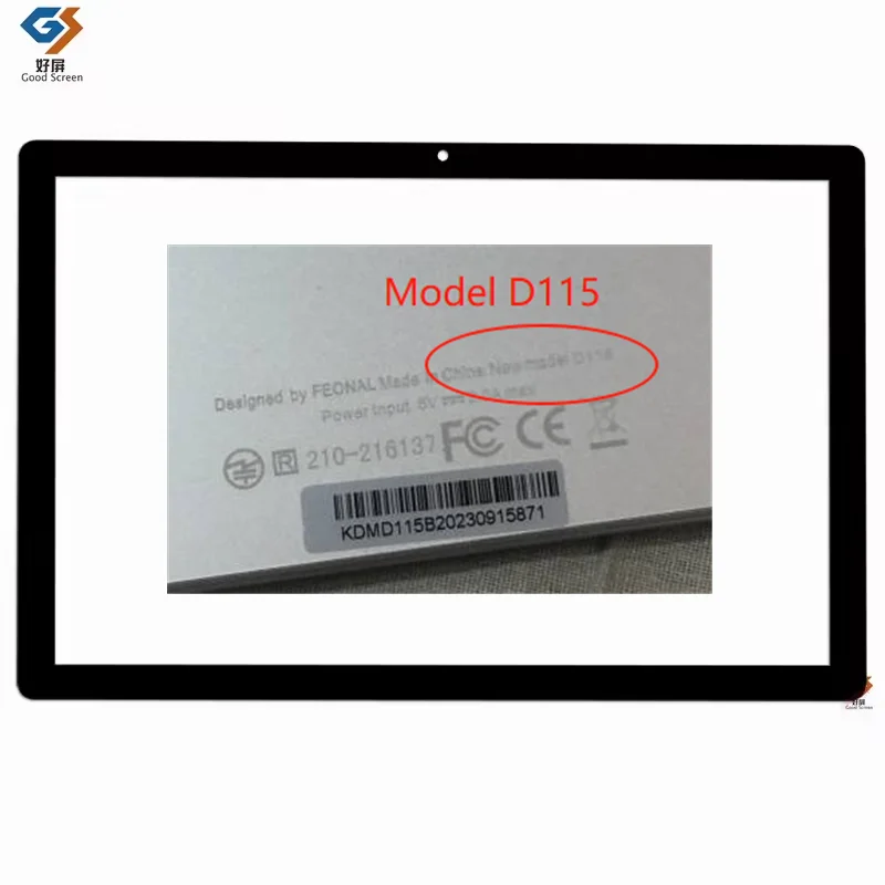 Black White 10.1Inch For FEONAL D115 Tablet PC Capacitive Touch Screen Digitizer Sensor External Glass Panel