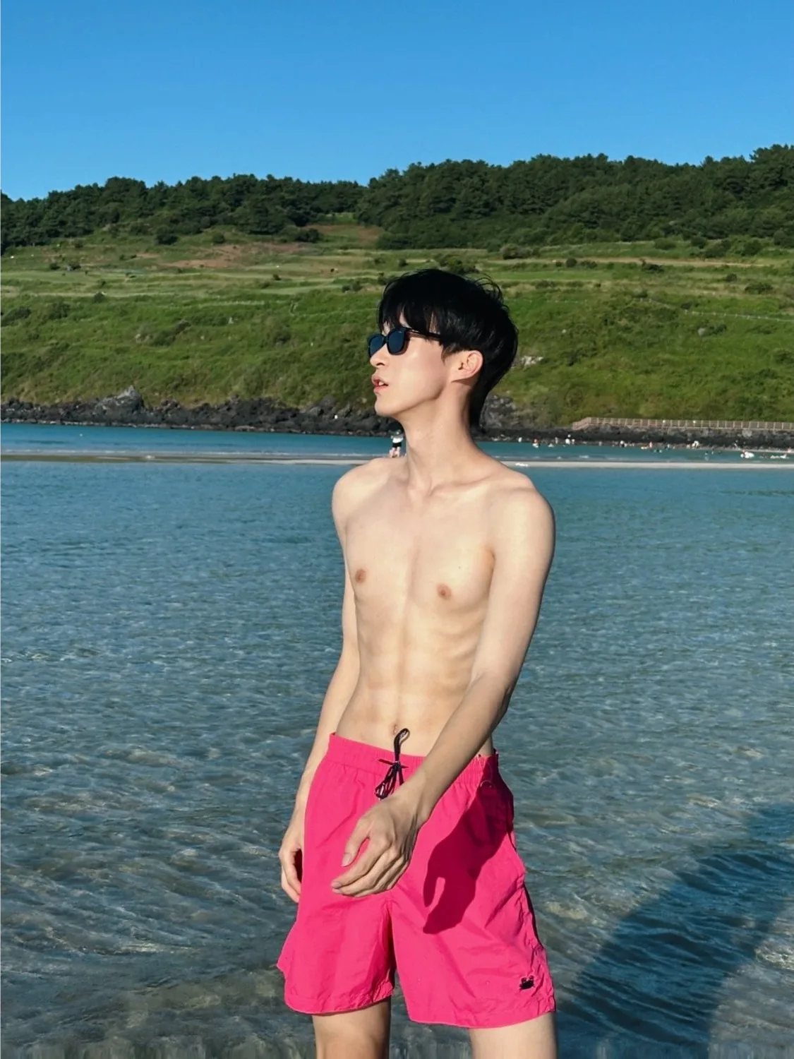 

Американские пляжные брюки Sle Qui Dry, мужские летние трендовые тонкие спортивные футболки с завязками на открытом воздухе, повседневные брюки длиной четверти...