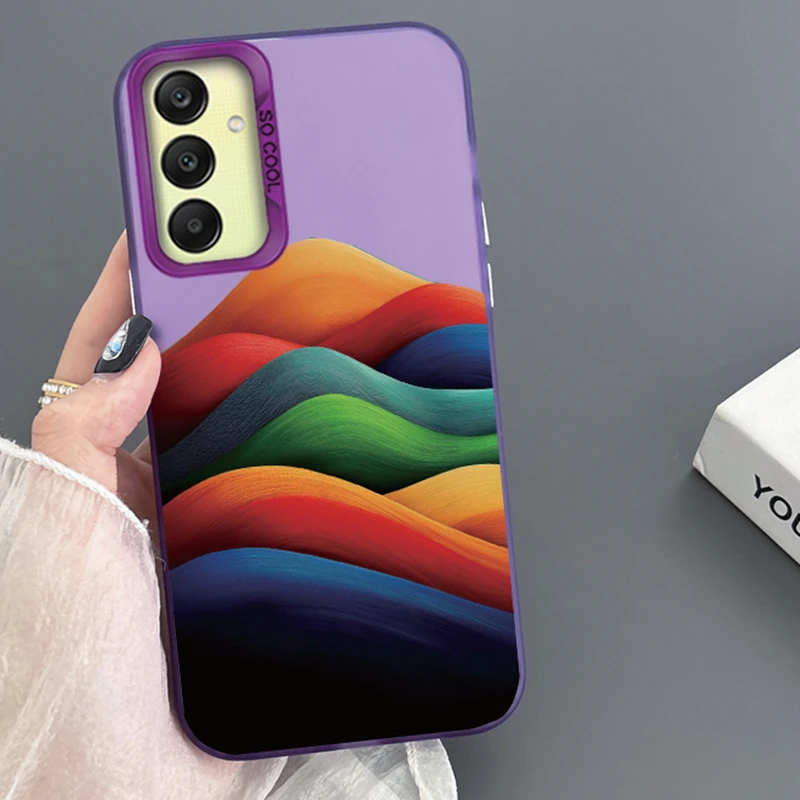 Capa de telefone magma que brilha no escuro, para samsung galaxy a16 a15 a25 a55 a35 a12 a52 a33 a56 a14 a24 a34 a53 a32 a13 capa de silicone