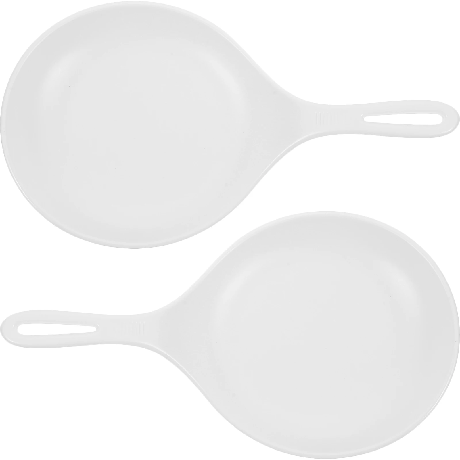 

2pcs Handheld Dessert Serving Small Restaurant Steak Small Serving Dish Dessert Dish Handle Appetizer Dinner Salad Plates