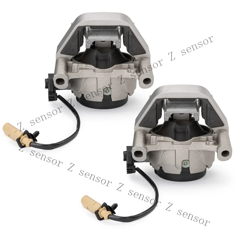 Z+ 2X LR Side Engine Mounts For Audi A6 A7 Quattro 2012-18 4G0199381L 4G0199381NT