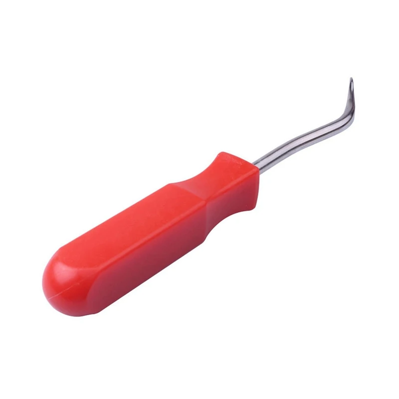 6X Car Door Interior Trim Clip Panel Upholstery Fastener Clip Remover Tool Screwdriver Nail Puller 4 Inch Red