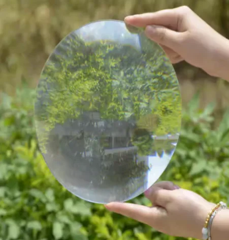 Diameter 150 155 160 164 170 175 180mm Round PMMA Fresnel Lens Multiple Focal Lengths Concentric Fine Threaded Magnified Lens